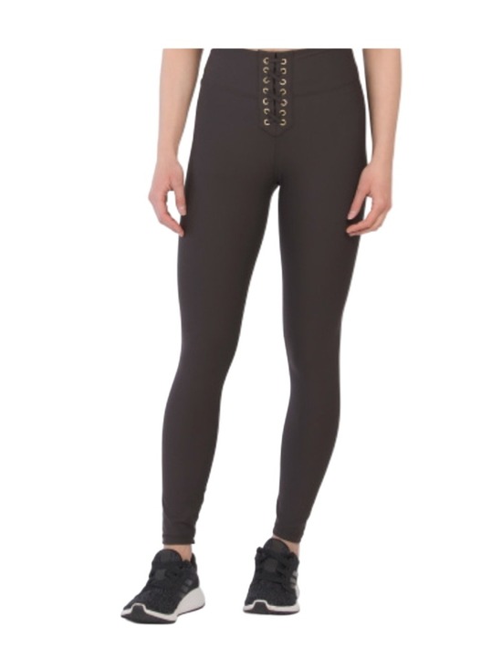 WeWoreWhat Pants - WeWoreWhat Lace Up Chocolate Black Leggings NWT Size XS